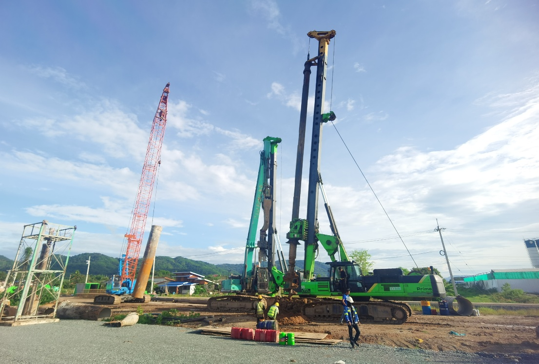 the rotary drilling rig KR285C of TYSIM