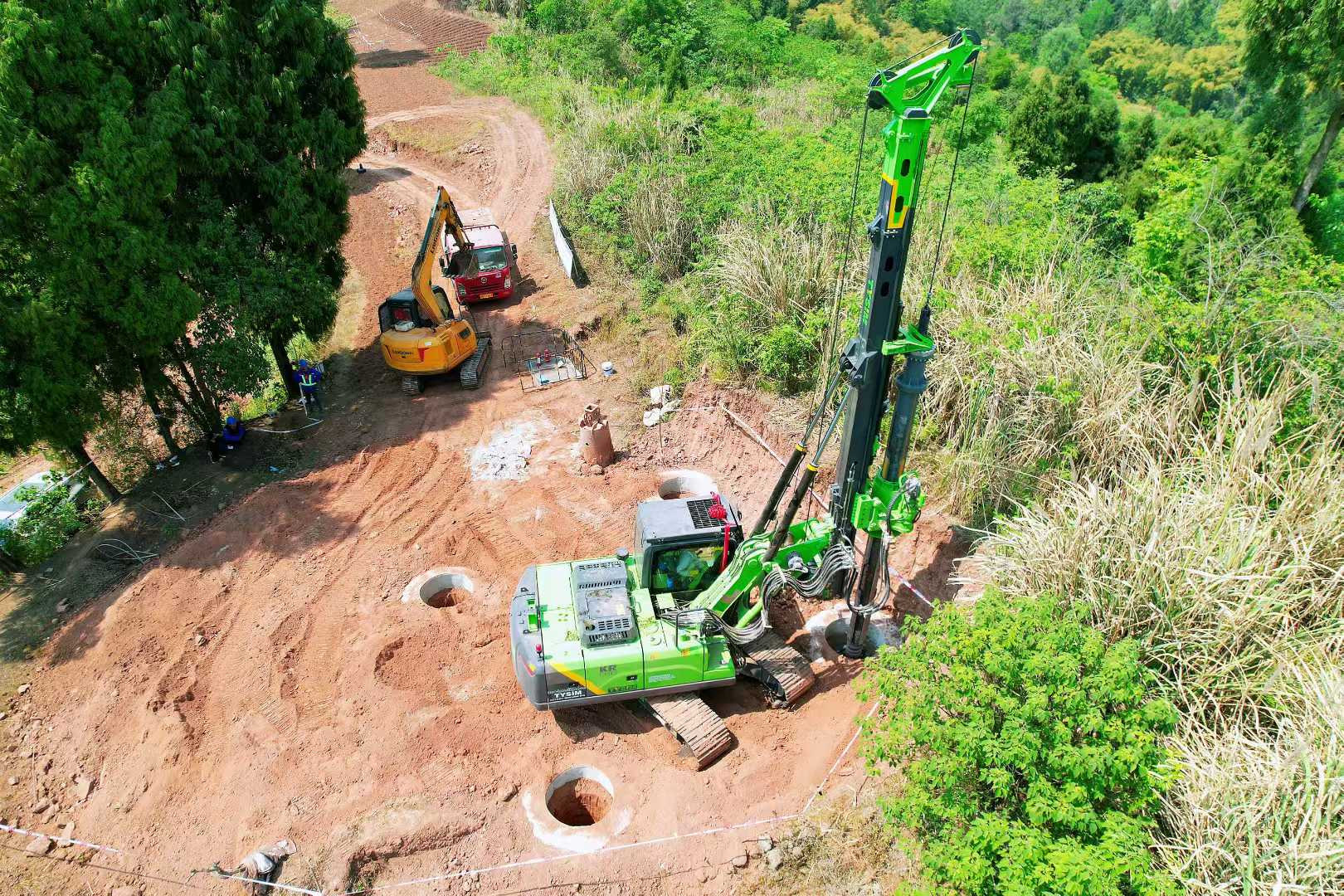 tysim-kr60-rural-pile-foundation-construction