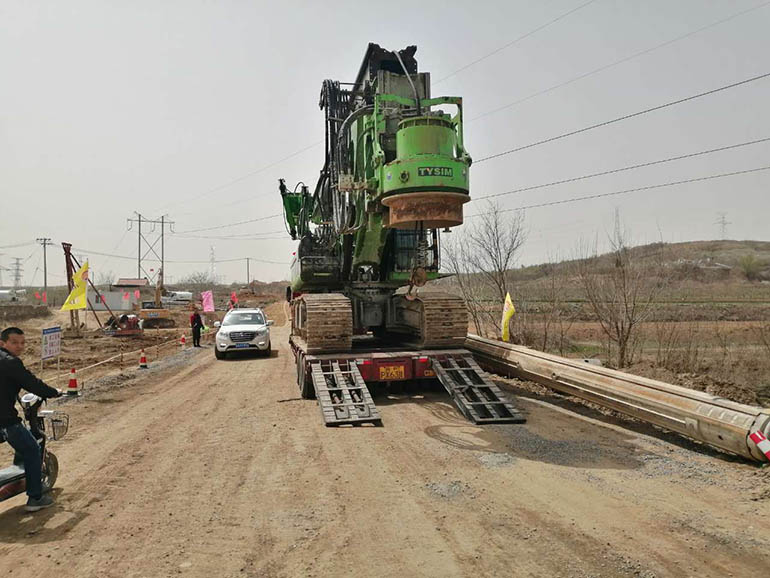 KR300C бере участь у будівництві високошвидкісної залізниці ВейЯнь2