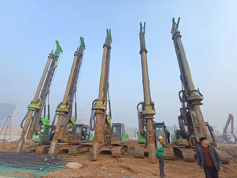 Gumagana ang Tysim star small sized rotary drilling rigs para sa urban at civil construction